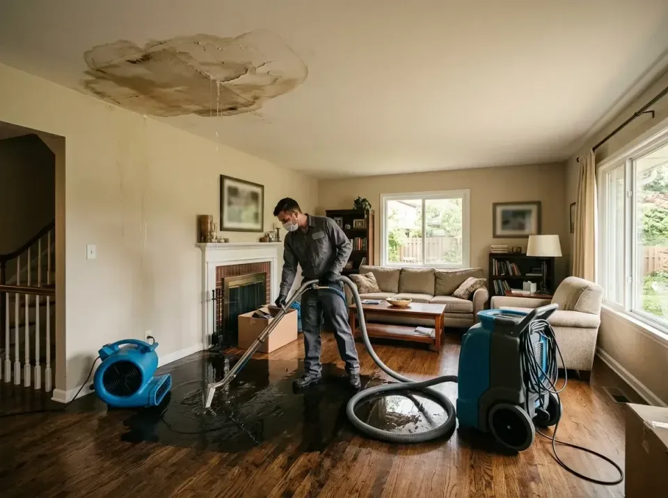 attic-pipe-burst-ceiling-drip-008 — frequently asked questions, Water Damage Restoration & Carpet Care in Solomons, MD